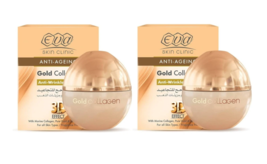 2 Pack Eva Skin Clinic Gold Collagen Anti Aging and Anti Wrinkle Cream 2... - $47.95