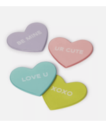 The Cellar Valentine&#39;s Day Heart Coasters, Set of 4, New - $12.00