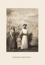 Parsees at Bombay by Baron de Montalemert - Art Print - £17.32 GBP+
