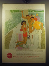 1957 Coca-Cola Soda Ad - Under the sun of the Caribbees, talented Jack Potter - £14.65 GBP