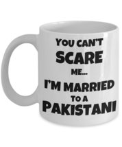 Pakistani Husband Wife Gift, Funny Pakistan Couple Coffee Mug - You Can&#39;t Scare  - £13.41 GBP+