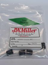 J.W. Miller 6000-101K-RC Wirewound Inductors Vertical Cylinders Lot of 4 - $96.52 MXN