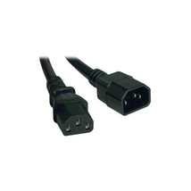 Tripp Lite P005-12N 1FT Power Cord Extension Cable C14 To C13 Heavy Duty 15A 14A - £26.11 GBP