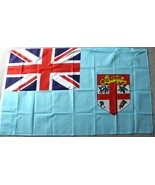 FIJI ISLANDS POLYESTER INTERNATIONAL COUNTRY FLAG 3 X 5 FEET - £6.35 GBP