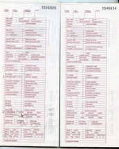  85 Abdow Big Boy Restaurant Waitress Order Forms Springfield Massachusetts 1992 - £30.00 GBP