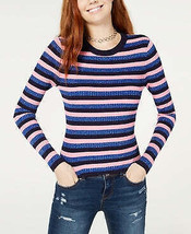 Hooked up by Iot Juniors Shine Striped Rib-Knit Sweater - £12.71 GBP