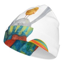 Mondxflaur Funny Animal Winter Children Beanie Hats Warm Baby Knit Caps for Kids - £13.66 GBP