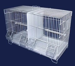 YML 4x2464BLK and 1x4164BLK Lot Of 4 Medium Breeding Cages With Divider ... - £536.82 GBP