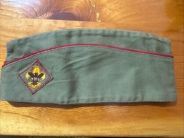 VINTAGE 1960’s BOY SCOUTS Hat Sz 6 3/4-6 7/8 Medium GARRISON OR FLAT FIELD - £21.52 GBP