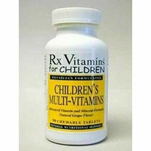 NEW RX Vitamins Childrens Multi-Vitamins Natural Grape Flavor 90 Chewables - $19.56