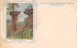 Stand Rock Formation Wisconsin Dells 1900c Private Mailing Card postcard - £5.80 GBP