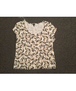 Rafaella Petite Short Sleeve Shirt, Size P/L - £5.97 GBP