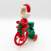 Vintage Wind Up Santa Claus on Tricycle Toy - $14.99