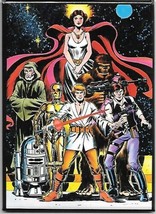 Star Wars Classic Group Comic Art Image Refrigerator Magnet NEW UNUSED - £3.11 GBP