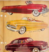 1949 Ford Lincoln Mercury Cut-Out Ephemera Mounted Automobilia Ephemera ... - $29.99