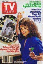 ORIGINAL Vintage May 27 1989 TV Guide No Label Kirstie Alley 1st Solo Cover  - £14.79 GBP