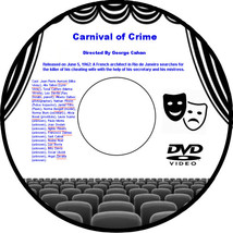 Carnival of Crime 1962 DVD Movie Mystery Jean-Pierre Aumont Alix Talton Tonia Ca - £3.98 GBP