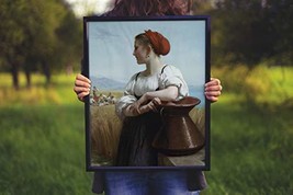 The Haymaker - Bouguereau - Art Print - 13" x 19" - Custom Sizes Available - £20.04 GBP