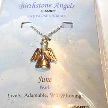 Beautiful birthstone Angel necklace for June which is the Pearl. By Ganz - £11.76 GBP