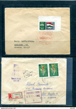 Hungary 1963 2 Covers to USA 11947 - £3.88 GBP