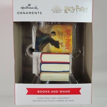 2021 Hallmark Christmas Tree Ornament Harry Potter Books and Wand NIP - £10.79 GBP