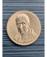 Bronze US Commemorative Coin William H. Harrison Inaugurated President - $382.31 MXN