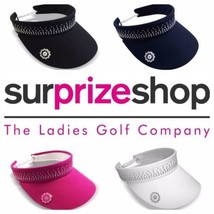 Surprizeshop Ladies Crystal Embellished Golf Sun Visor - Black Pink Navy White - £21.98 GBP