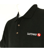 SAFEWAY Grocery Store Employee Uniform Polo Shirt Black Size M Medium NEW - £19.99 GBP