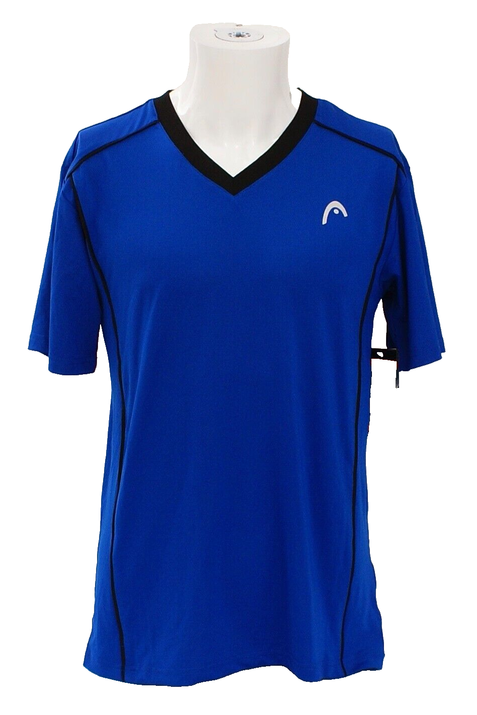 Head Men&#39;s S Royal Blue V Neck Short Sleeve Athletic Shirt Lightweight W... - $29.69
