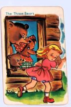 Vtg E.E Fairchild Rochester NY Old Maid Replacement Pair "The Three Bears" - $5.00