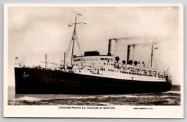 Steamship Canadian Pacific S.S. Duchess of Bedford RPPC Postcard Q30 - £7.82 GBP