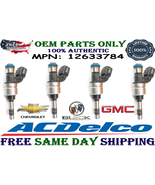 SET OF 4(4x) GENUINE ACDelco Fuel Injectors for 2012,2013 Chevrolet Orla... - $138.59