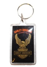 Vintage Harley Davidson Keychains Custom Blend Cigarettes with Gold Eagl... - $186.39 MXN