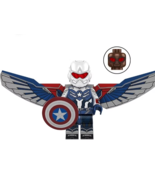 PAPBRIKS Patriot Captain America Brave New World Custome Rare Minifigures - €5,63 EUR
