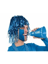 Forum Novelties 71577 Wig Tinsel, Blue, Standard - £25.62 GBP