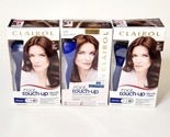 3x Clairol Nice &#39;n Easy Root Touch Up Hair Color #4A Dark Ash Brown - £19.06 GBP