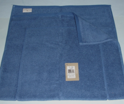 Sferra Sarma 100% Turkish Cotton Bath Tub Mat Ocean Blue 20x35" New - $36.53