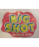 Gumball Machine - Display Card Big Shot Bubble Gum - vintage - £3.94 GBP