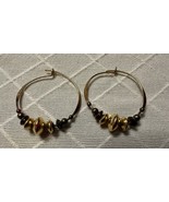 Gold Tone Hoop Earrings Fashion Jewelry For Women - €8,47 EUR