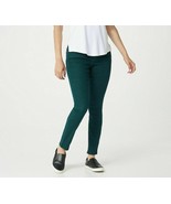 H by Halston Premier Denim Overdye Ankle Jeans Spruce Green, Size 4, A36... - $23.07 CAD