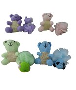 4 Piece Children&#39;s Animal Bath Sponge Loofah Random Designs Free Shipping - $10.84 CAD