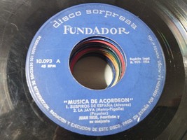 1966 Accordionon Music - 7&#39; Vinyl LP Only the Single No G Folder --
show... - $7.71