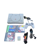 Sony Playstation PS1 Video Game Bundle SCPH-9001 Console System, Tested #3 - £61.90 GBP