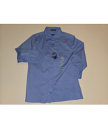 CASUAL GEAR-Woman&#39;s stretch Blouse Long Sleeve Shirt-Blue-Medium-NWT&#39;s - $24.31 CAD