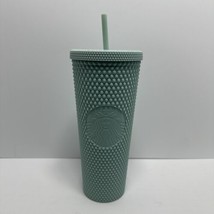 1 (one) Starbucks Holiday 2021 Mint Green 24oz Studded Cold Cup Tumbler - New - £23.55 GBP