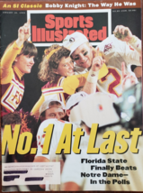 Sports Illustrated Jan 1994: Florida State beats Notre Dame, Bobby Knight - £7.97 GBP
