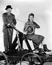 Fancy Pants 1950 Bob Hope &amp; Lucille Ball on handcar 8x10 inch photo - £7.68 GBP