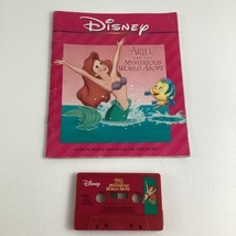 Walt Disney Records Little Mermaid Ariel Storybook Cassette Tape Set Vin... - $12.82