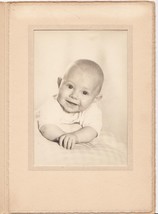Stephen James Libby, Age 6 Months Old - Cabinet Photo of Baby ca. 1940s - £13.82 GBP