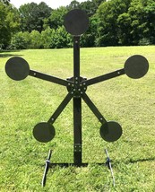 AR500 Portable Texas Star “No Weld” Reactive Steel Shooting Target - 8in... - £518.04 GBP